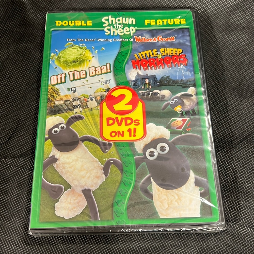 Shaun the sheep double feature DVD